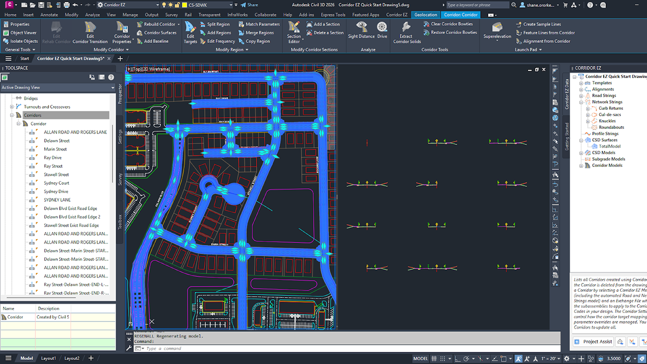 Corridor EZ Update: Build Smarter, Faster Civil 3D Corridors with Fewer Assemblies