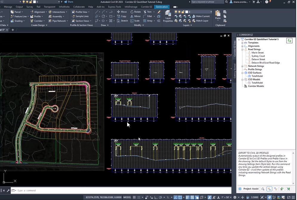 Civil 3D Profile – Corridor EZ for Civil 3D Civil 3D Profile - Corridor EZ for Civil 3D
