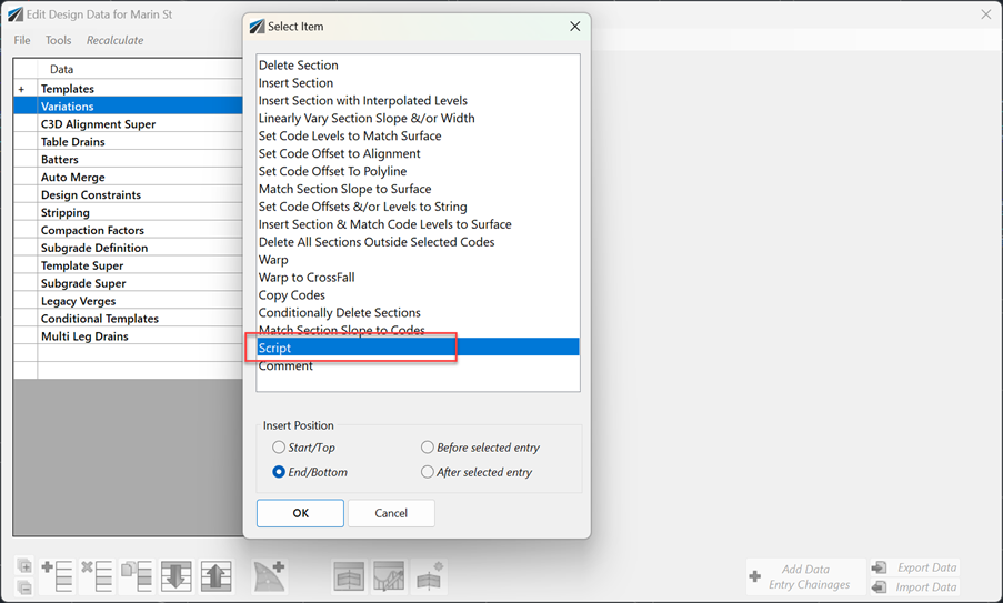 ScriptX - Corridor EZ for Civil 3D