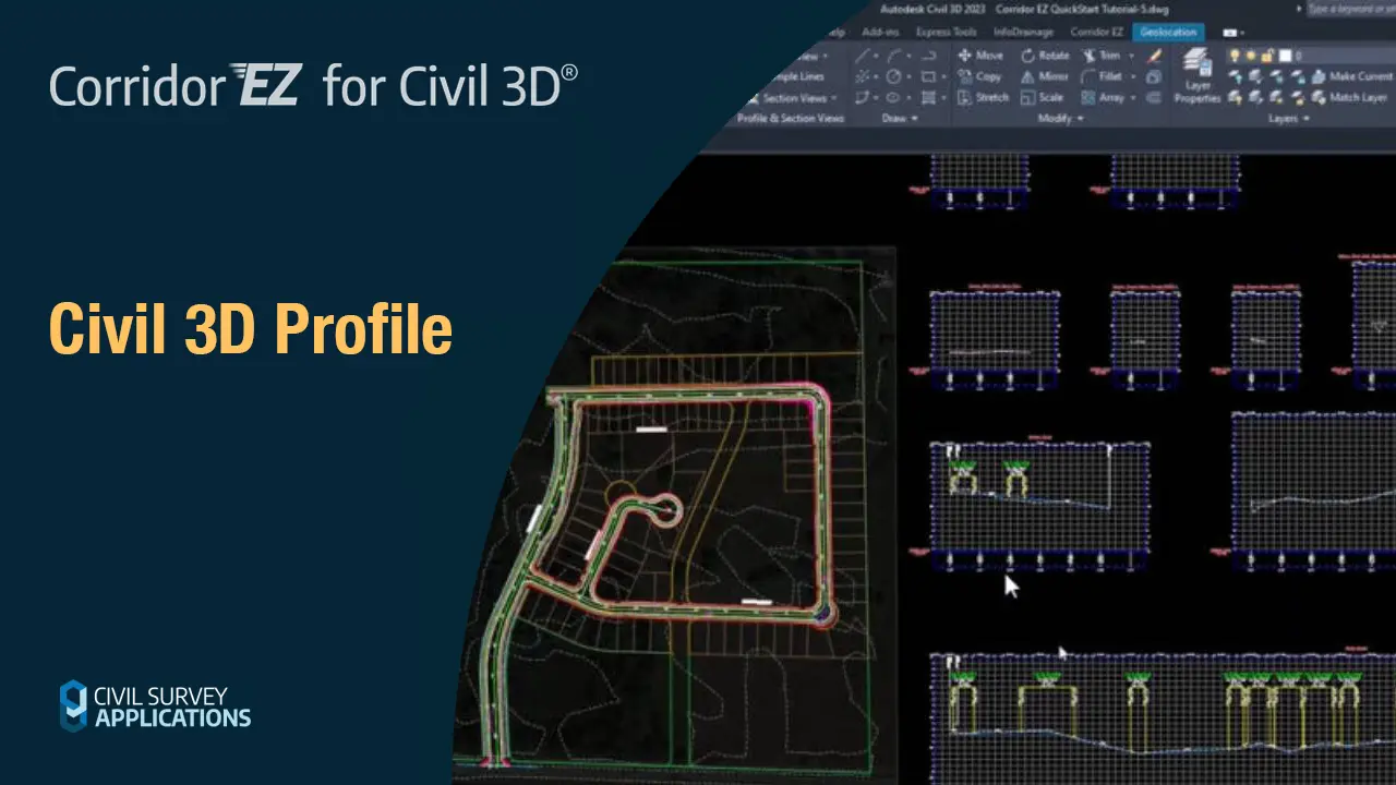 Civil 3D Profile - Corridor EZ for Civil 3D