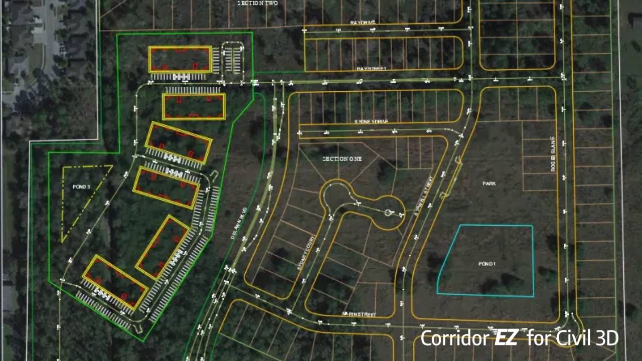 AI for Subdivision Design - Corridor EZ for Civil 3D