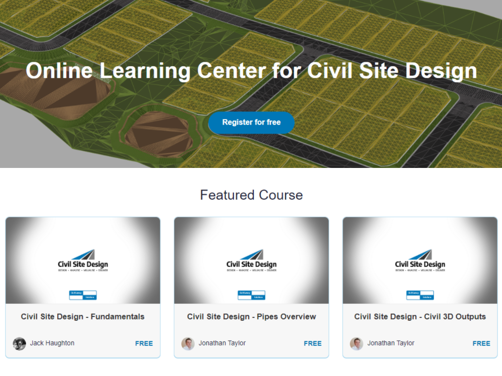 eLearning Portal - Civil Site Design